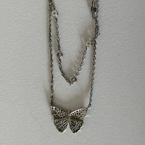 Kendra Scott Silver Butterfly Necklace
